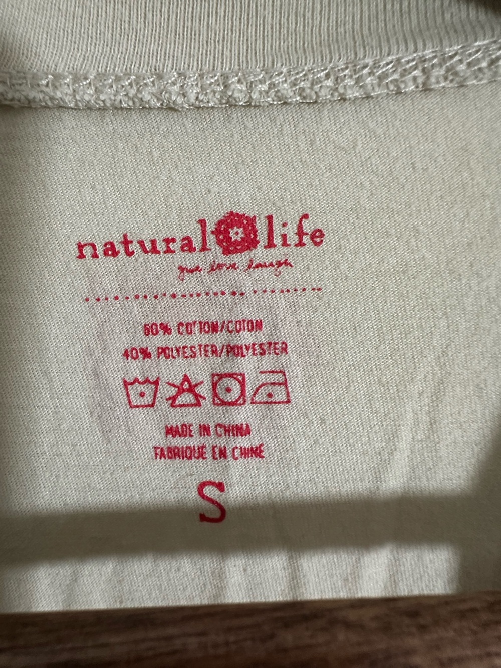 Natural Life Tee Shirt Size S - Picture 6 of 9